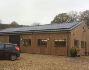 8kW PV system, Blackdown Hills, Somerset