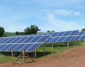 50kW PV at Great Gutton Farm, Crediton, Devon